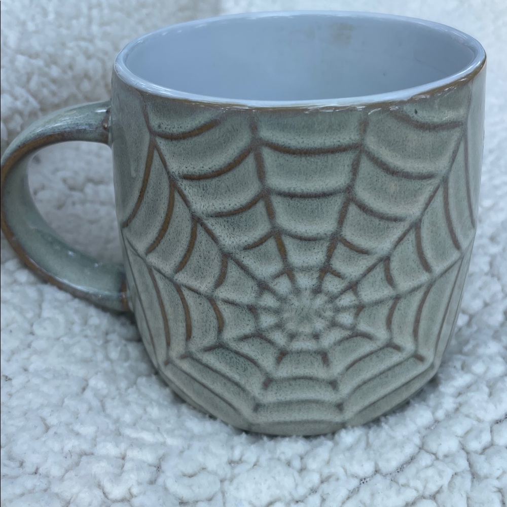 Embossed Spider Web 18oz Halloween Mug